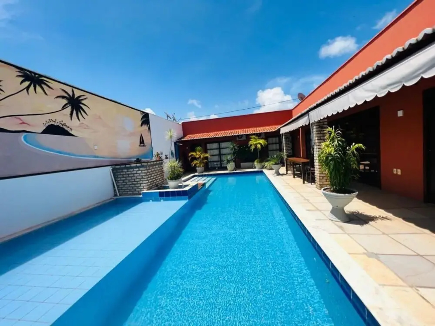 Paradis aca Casa Tropical com Piscina e 3 Su tes