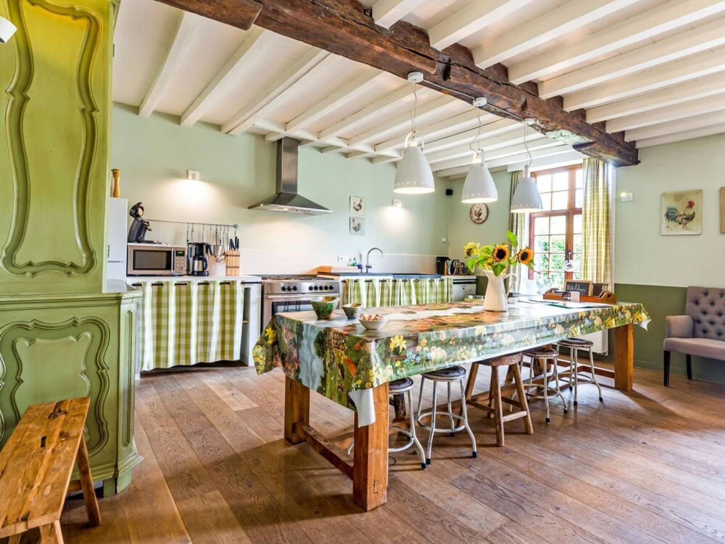 Manor House in Farm Complex in Middle of Polder Landscape near Damme