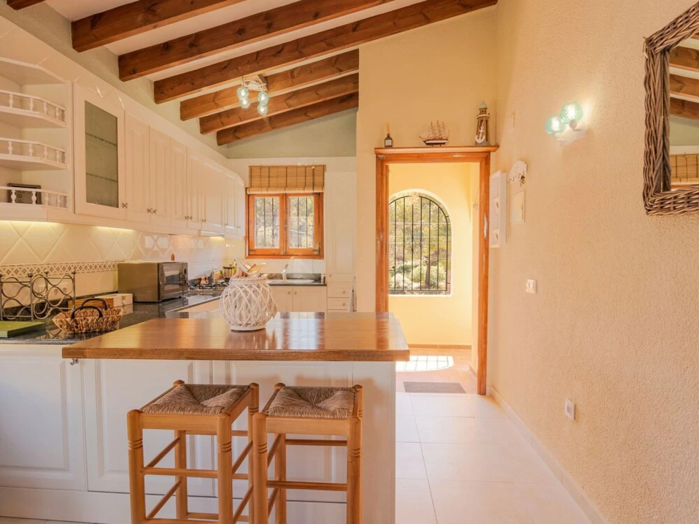 Spanish and Ibiza Style Holiday Home Next to Seabeach