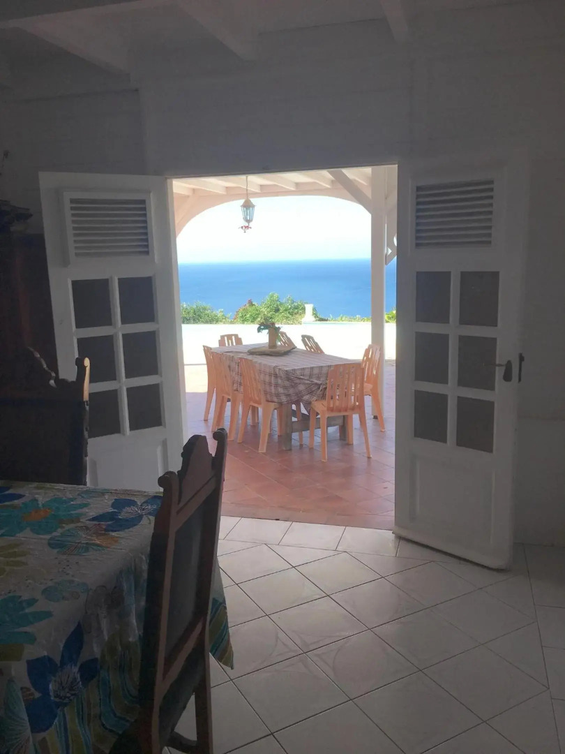 Villa de 3 chambres avec vue sur la mer piscine privee et jardin clos a Le Carbet a 2 km de la plage