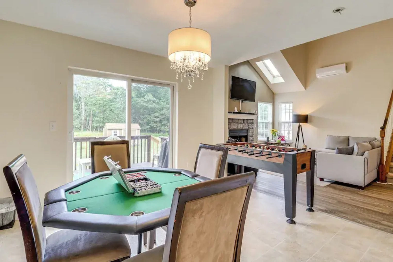 Family Retreat w/ 2 Game Rooms & Deck in Long Pond