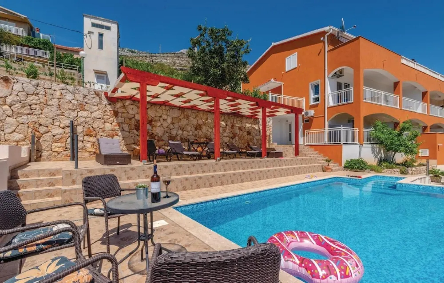 Nice Apartment in Orebic With Outdoor Swimming Pool, Wifi and Outdoor Swimming Pool