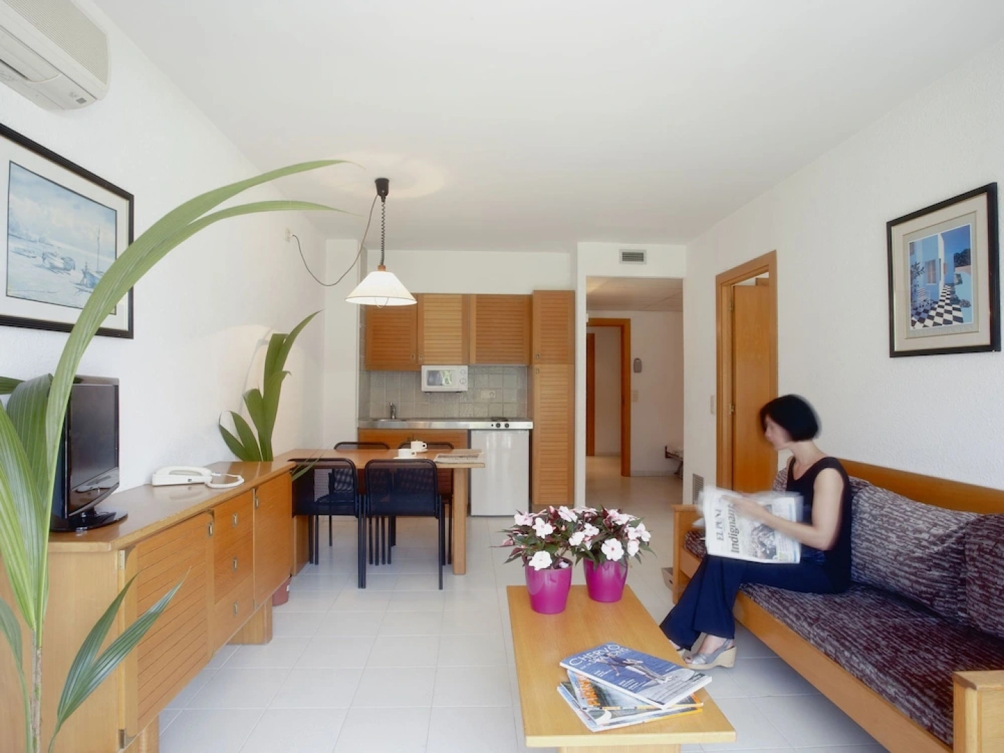 Comfortable Apartment With AC, at 900 m. From the Beach