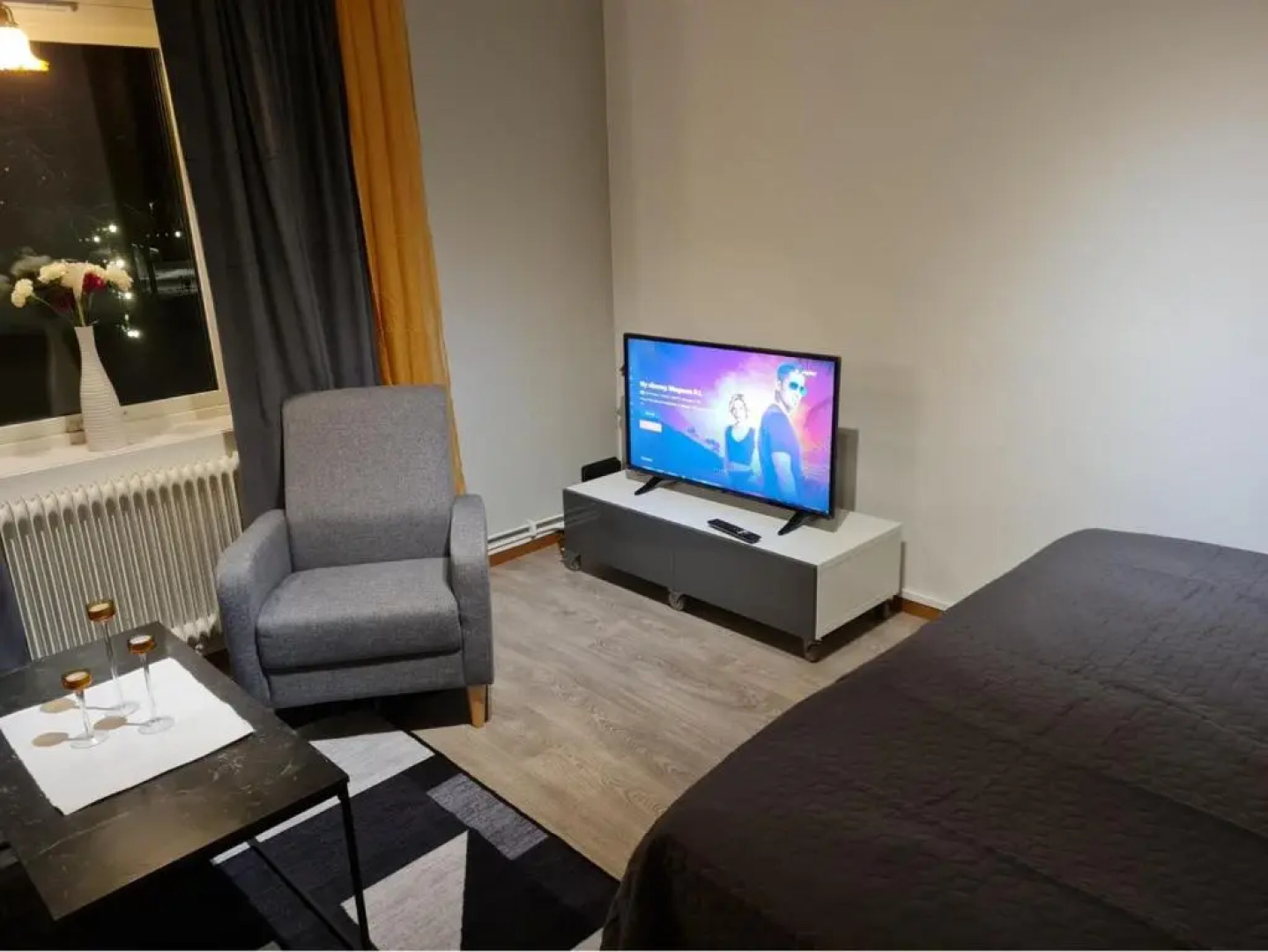 Mysig lägenhet med ett rum och kök 1103