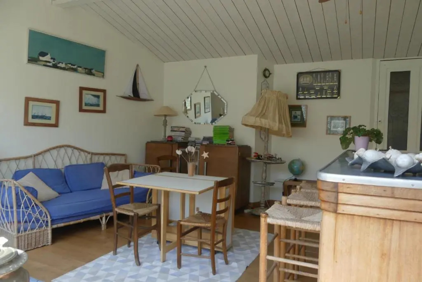 La Passerose jardin clos 300mplage la Couarde sur mer