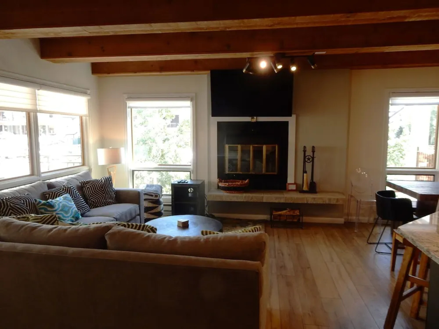 2 Br  With Huge, Sectional Couch 2 Bedroom Condo - No Cleaning Fee! by RedAwning