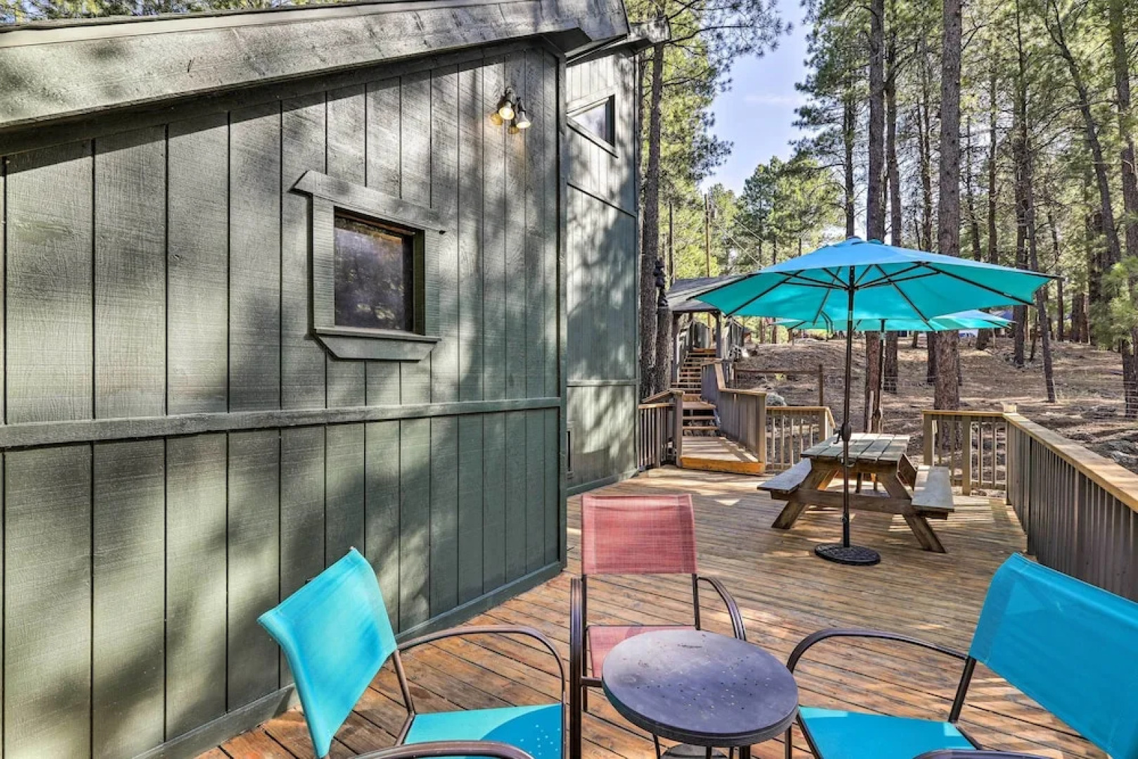 Woodsy Flagstaff Hideaway w/ Deck + Sunroom!