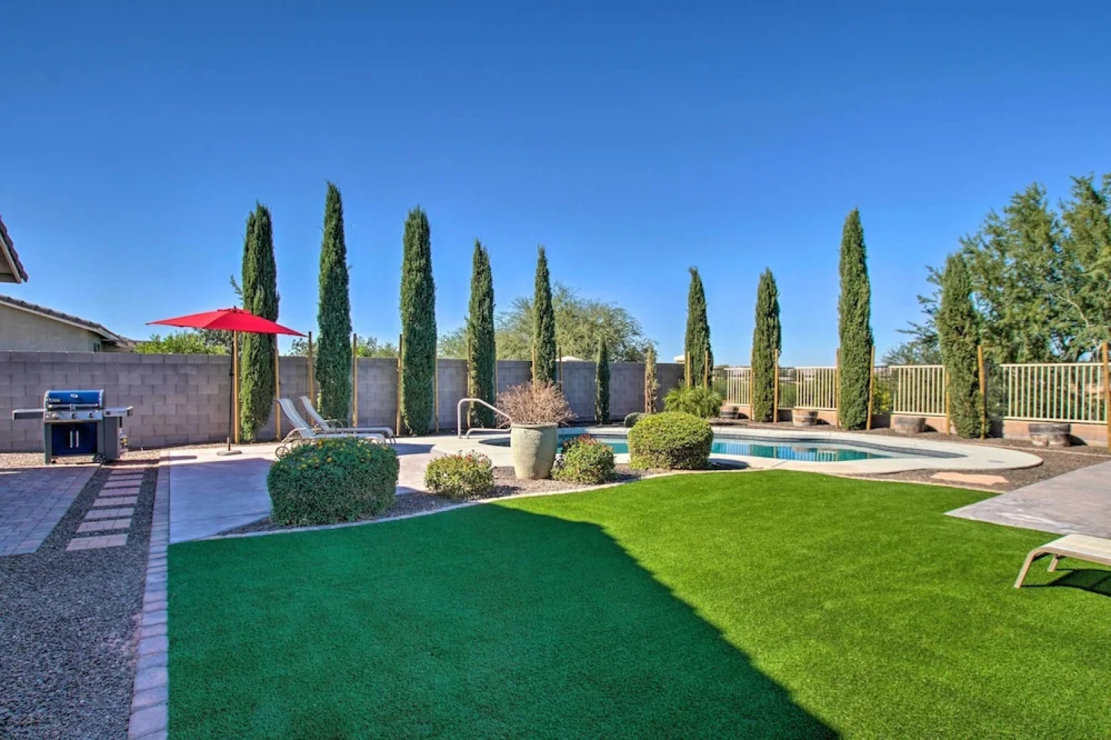 Pool & Covered Patio: San Tan Valley Home