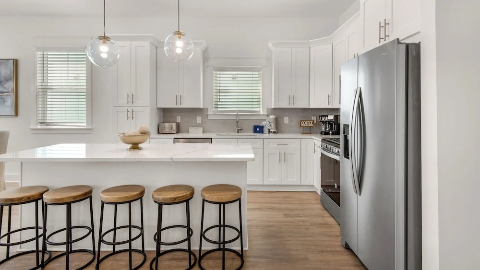 Spacious 4BR With 2 Master Suites, Golf Cart, .3 Miles to Beach - Sleeps 15