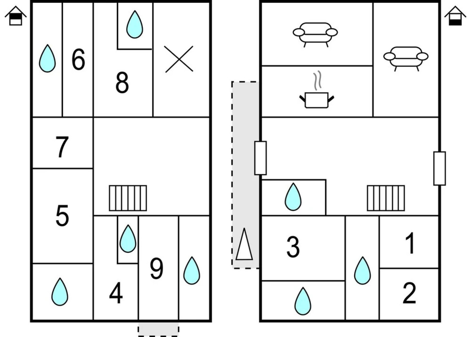 Nice Home in Pl-76-113 Postomino With 9 Bedrooms and Internet