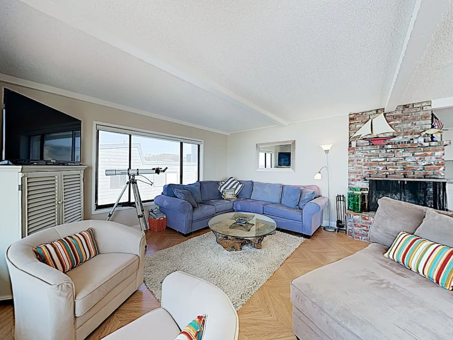 Large Beachfront Home w/ Wraparound Deck home