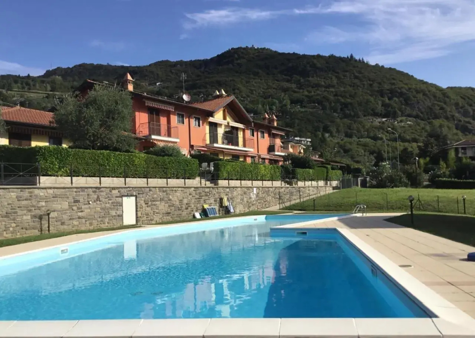 Irina’s house with view on like and swimming pool