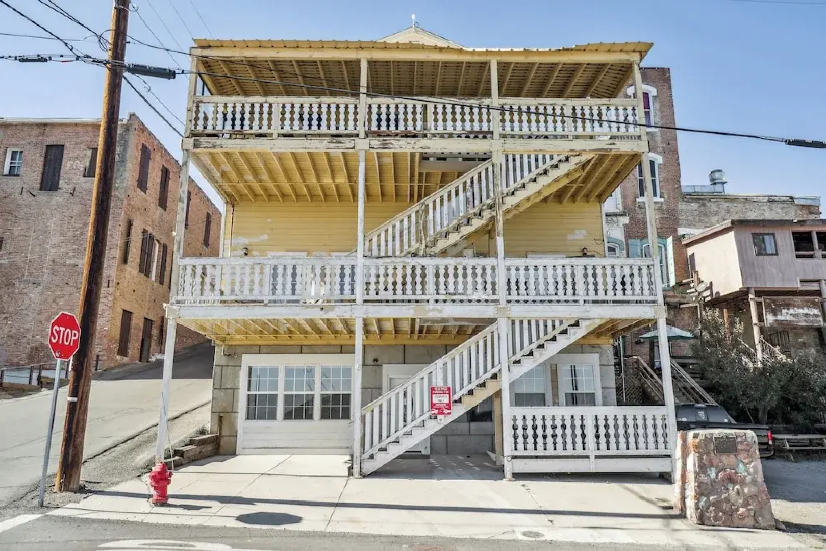 Mountain-view Deck: Stylish Virginia City Apt!