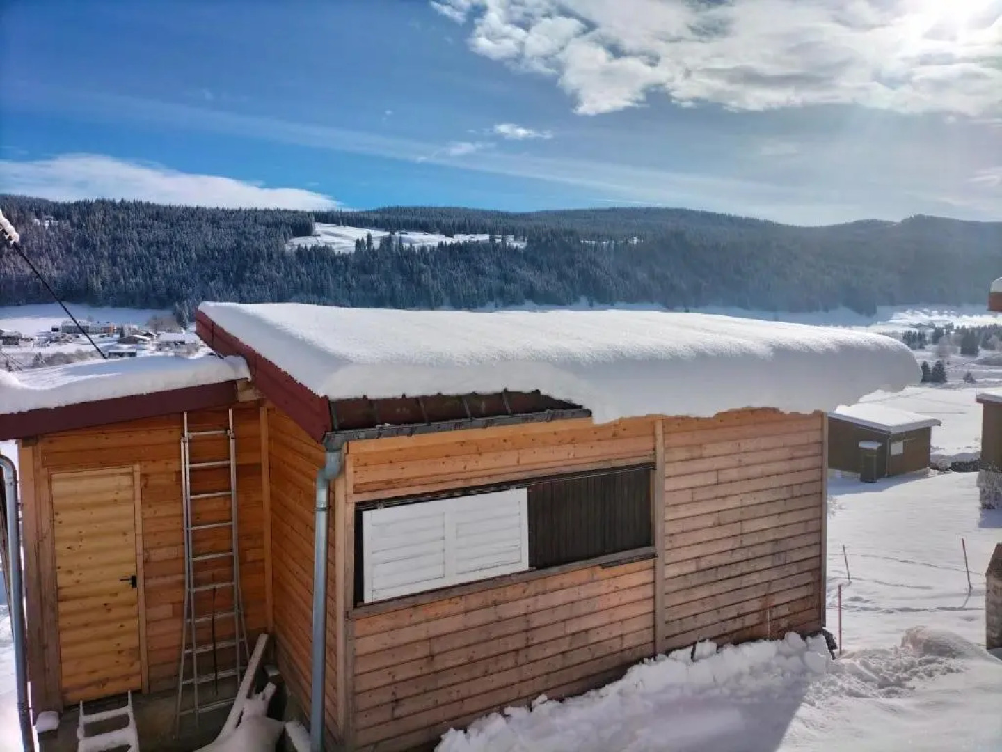 Vue imprenable , lac des Rousses 2 km