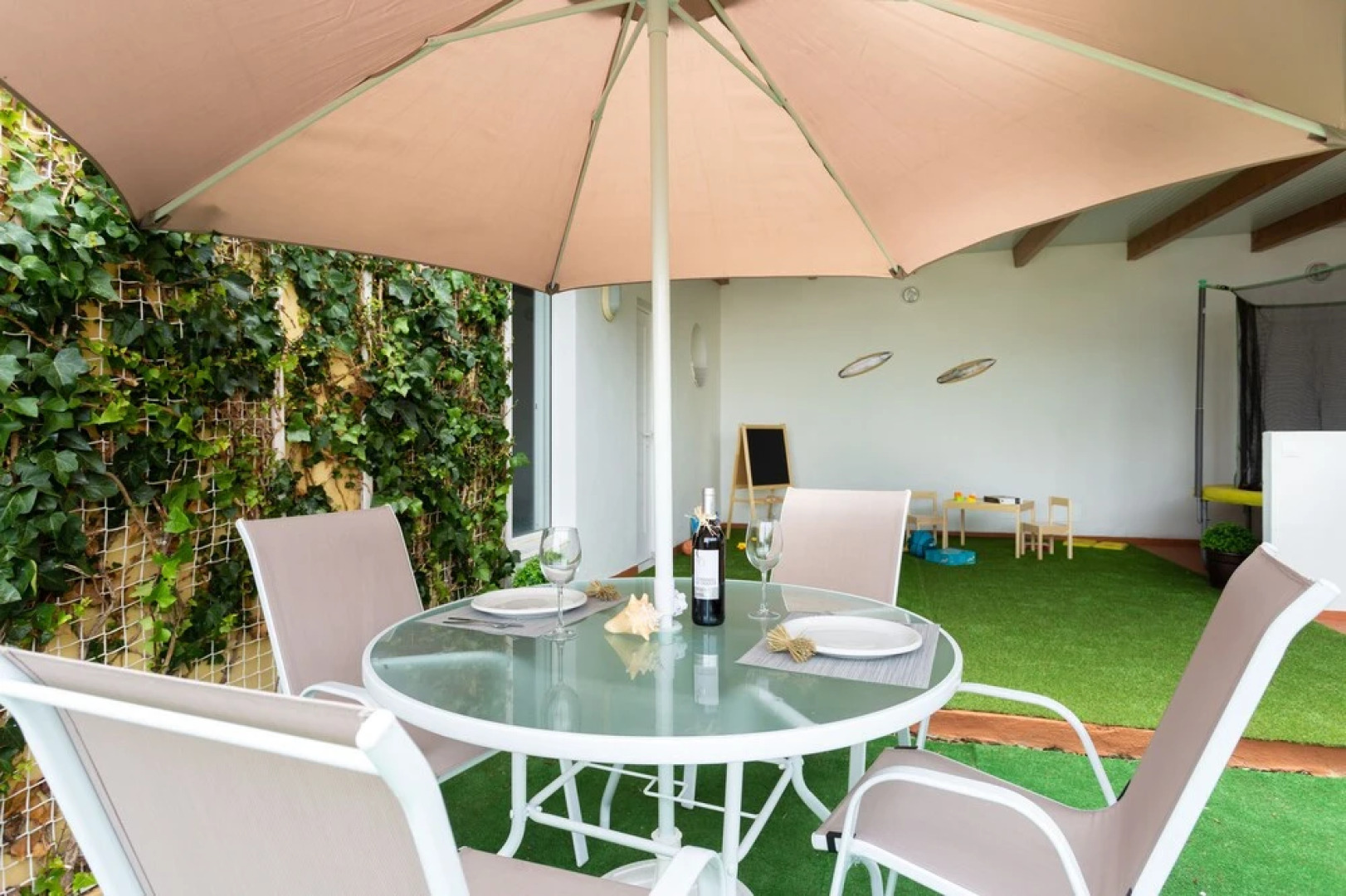 Duplex Acorán with pool and sea view