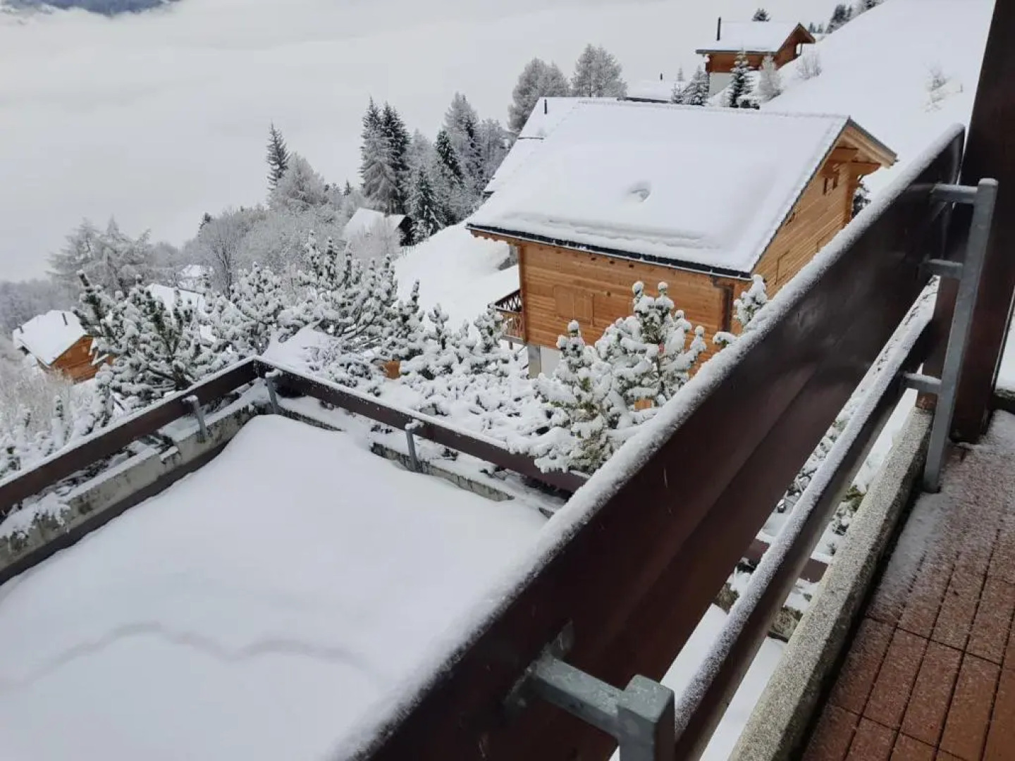 Les Collons1800- Bel appart 2pièces-4 pers-piscine-sauna-parking int-Wifi gratuit