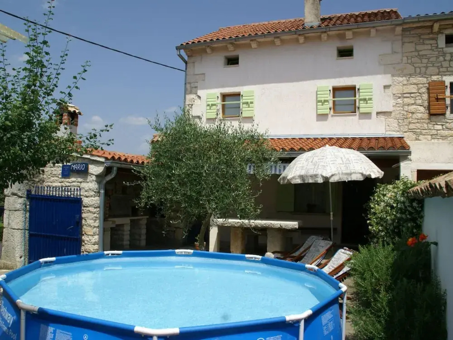 Stone Holiday Home in Peresiji With Pool