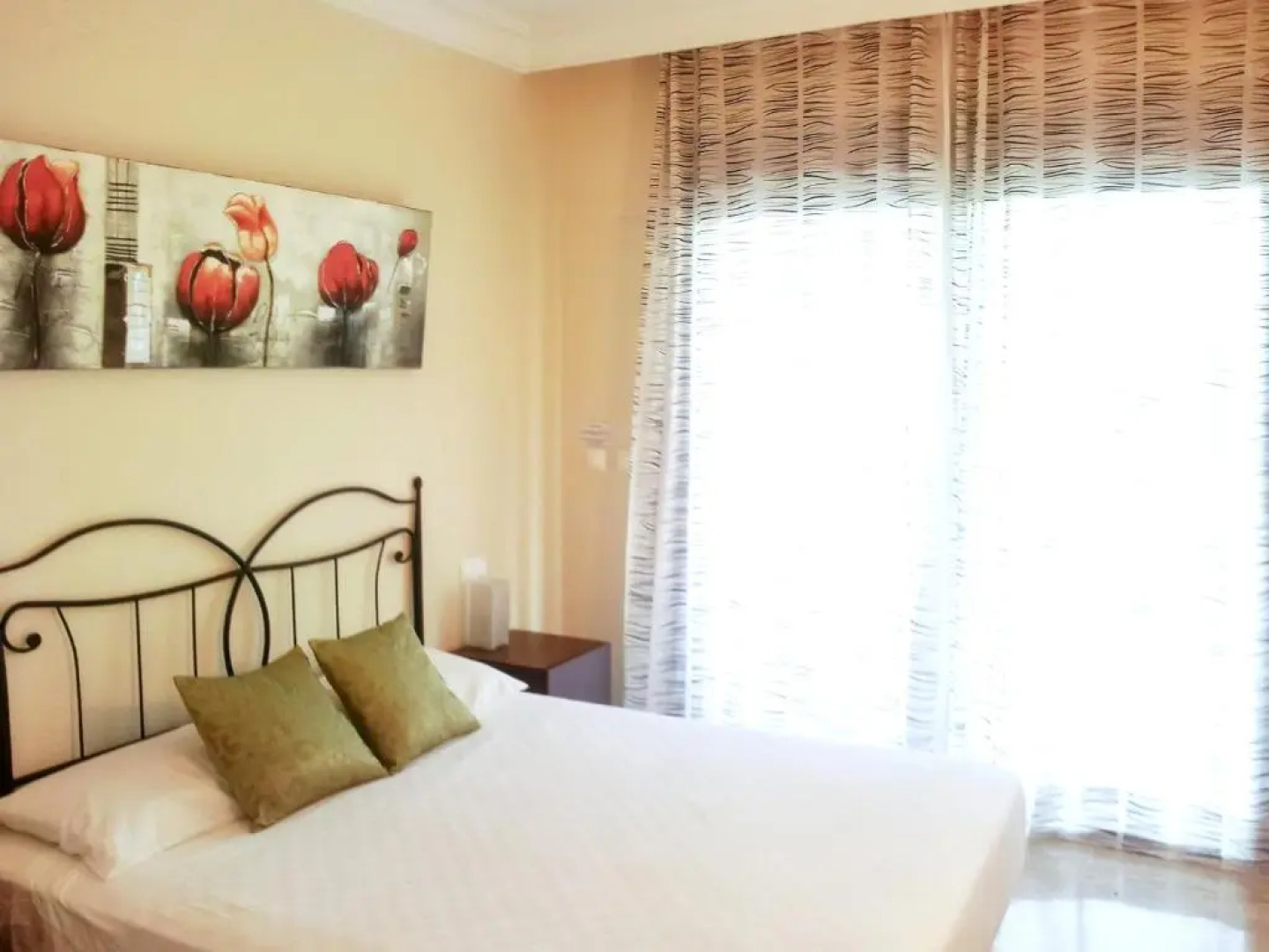 3 bedrooms appartement with shared pool furnished garden and wifi at San Javier 1 km away from the beach