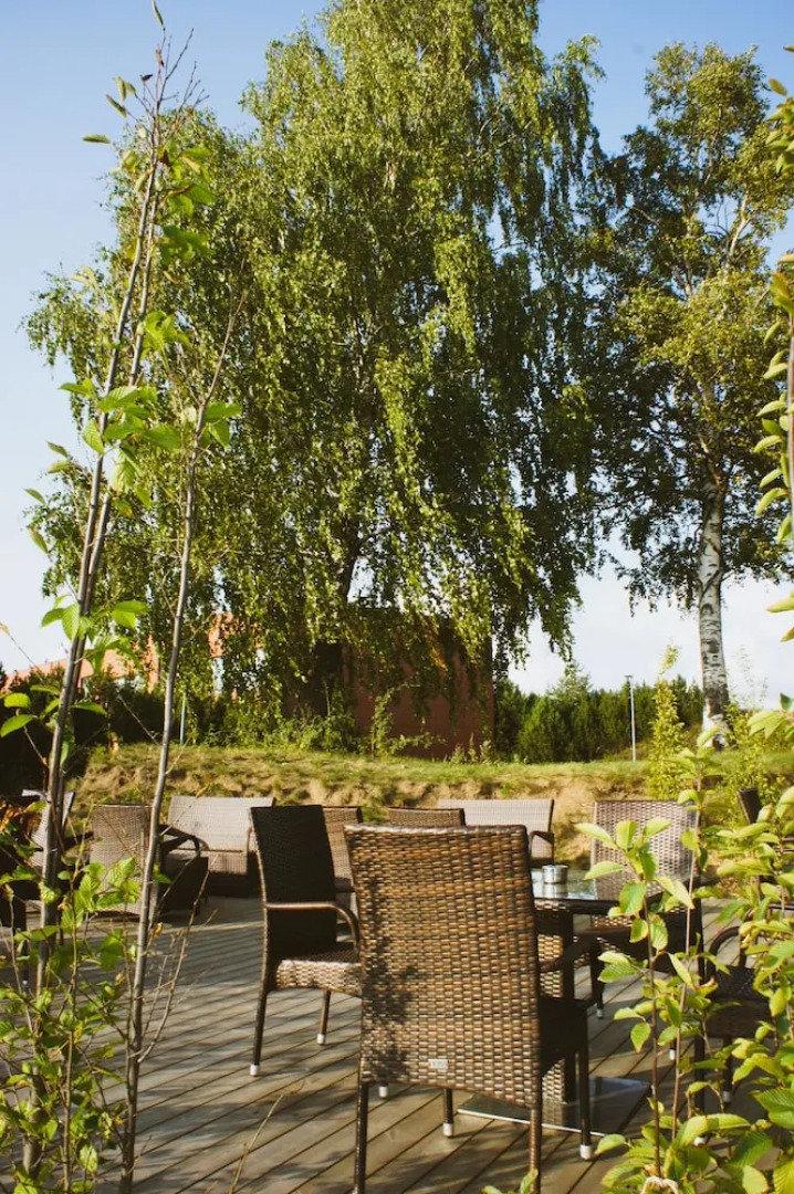 Zaliasis Slenis — отель с самостоятельным заездом