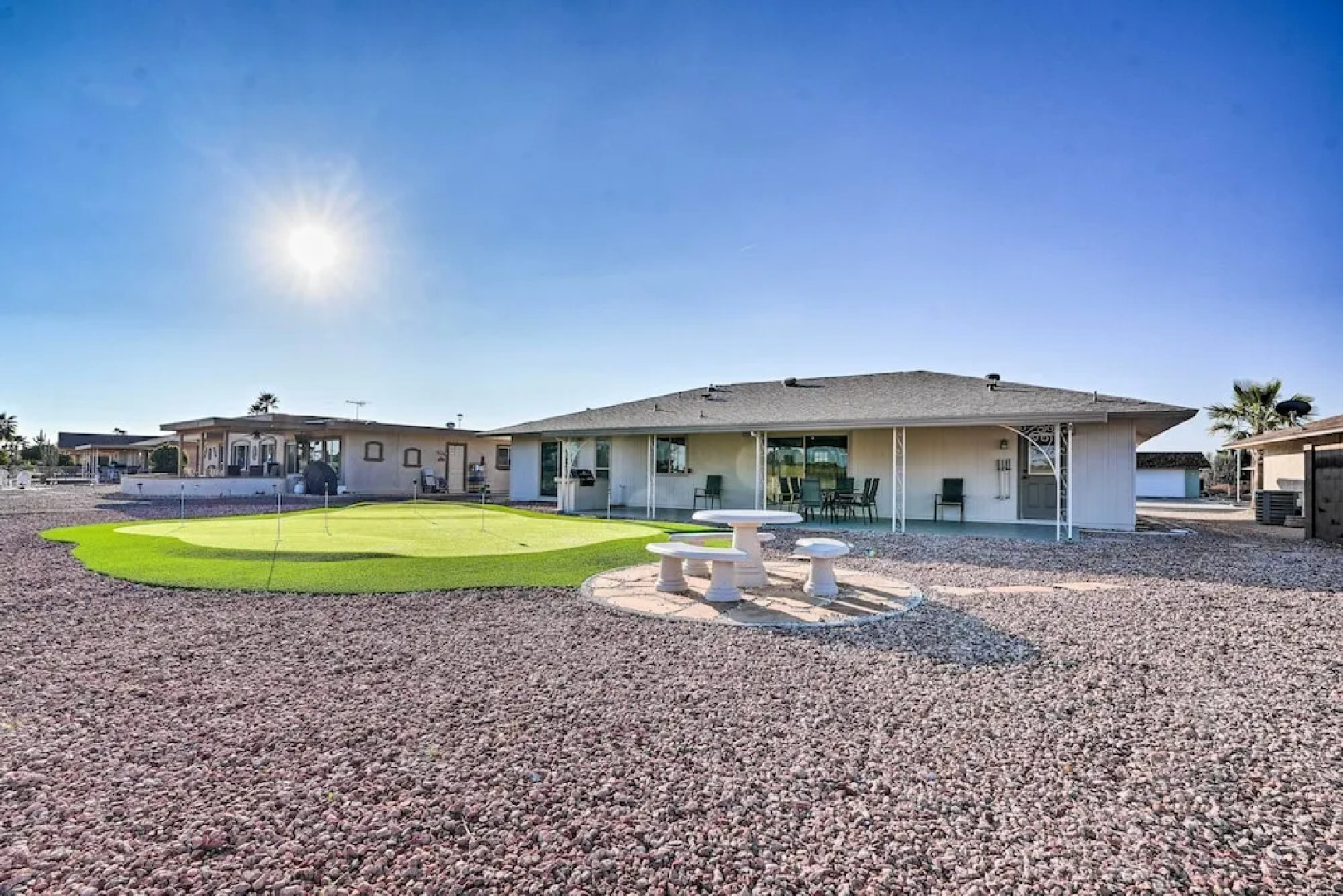 Patio, Grill: Home on Golf Course in Sun City!
