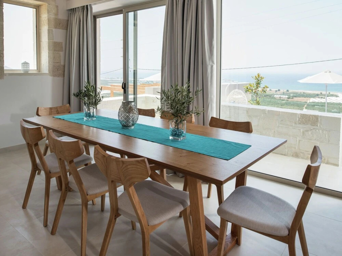 Lux Villa Near Falasarna Beach & a Restaurant, Private Pool & Sea View