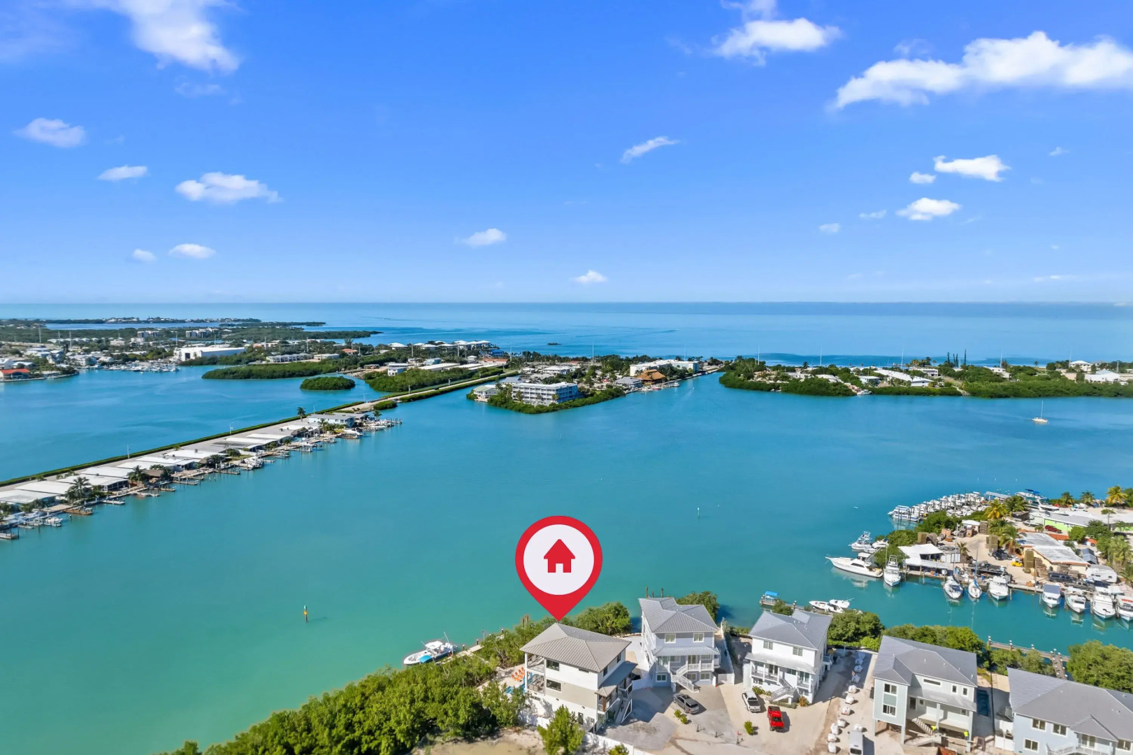 Luxury Seaside Escape Pool Dock Scenic Views