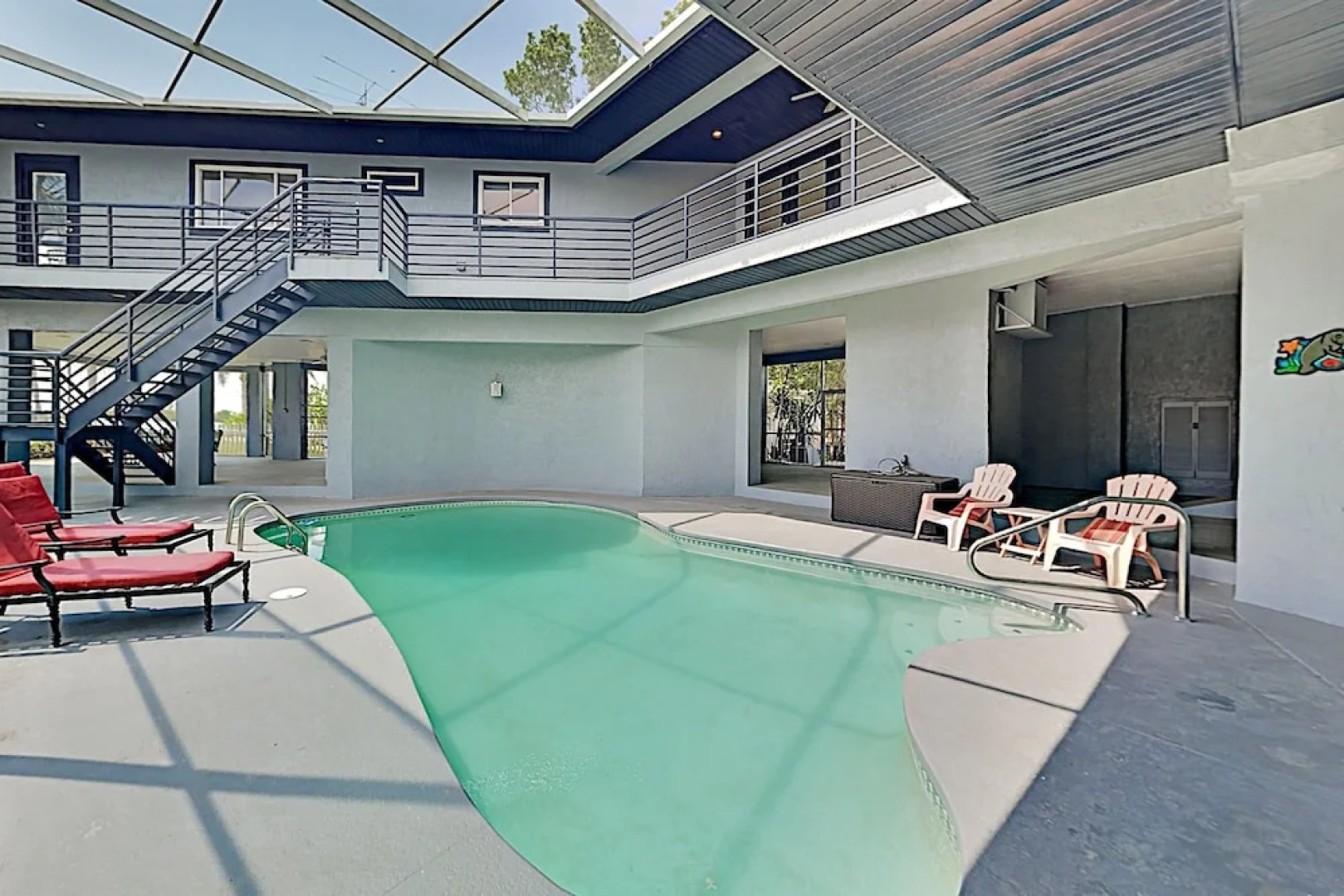 Beautiful River W/ Private Pool, Dock & Beach 3 Bedroom Home