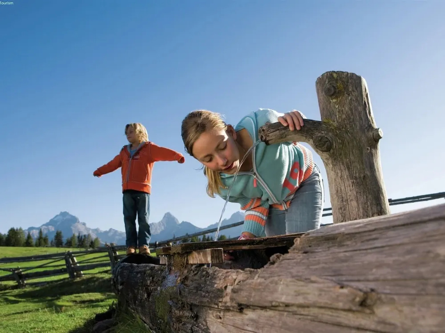 Saas Almagell - With Three and Four Thousand Metre Peaks in the Background
