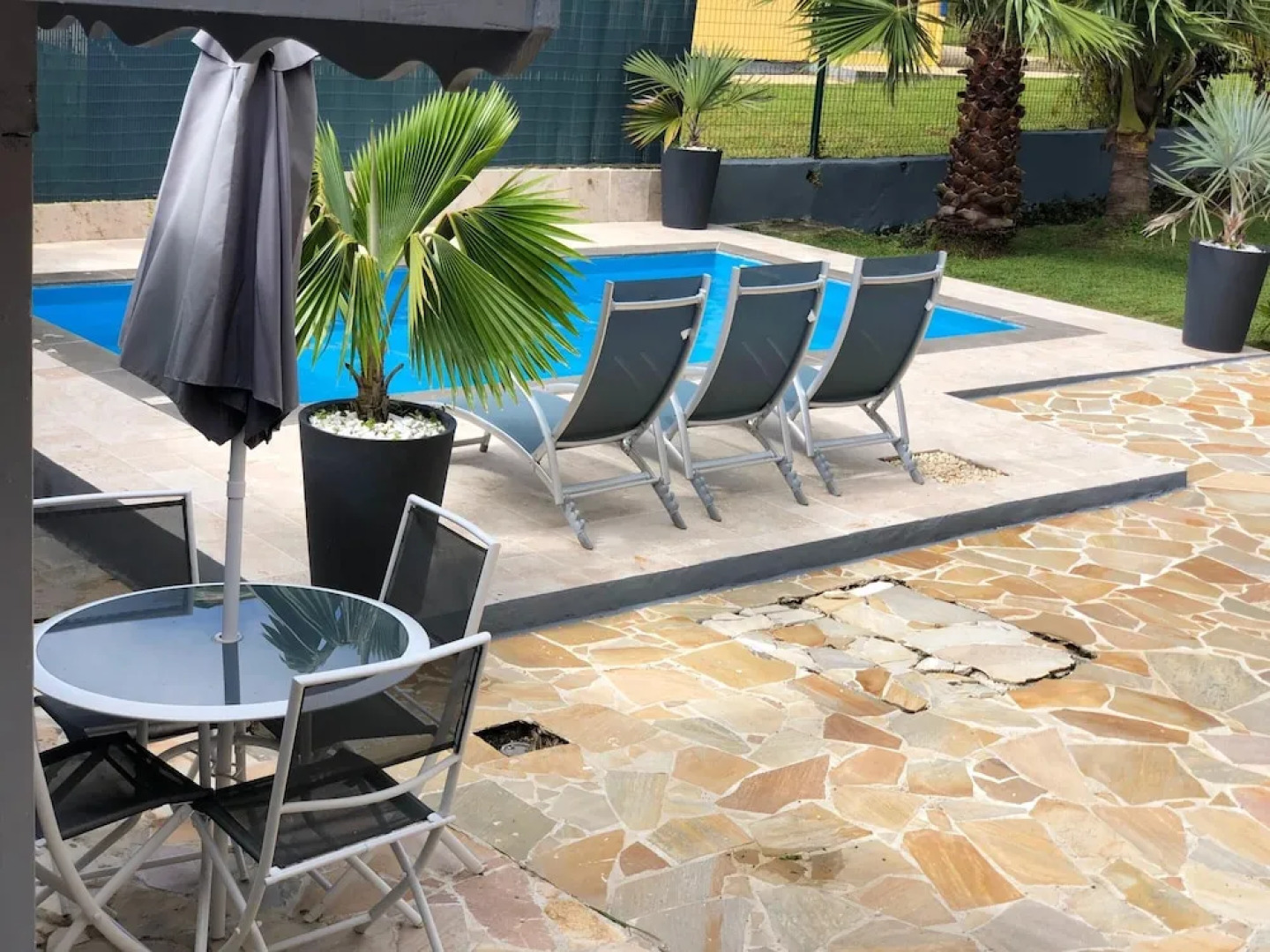 Apartment With 2 Bedrooms in Gourbeyre, With Wonderful Mountain View, Private Pool, Enclosed Garden