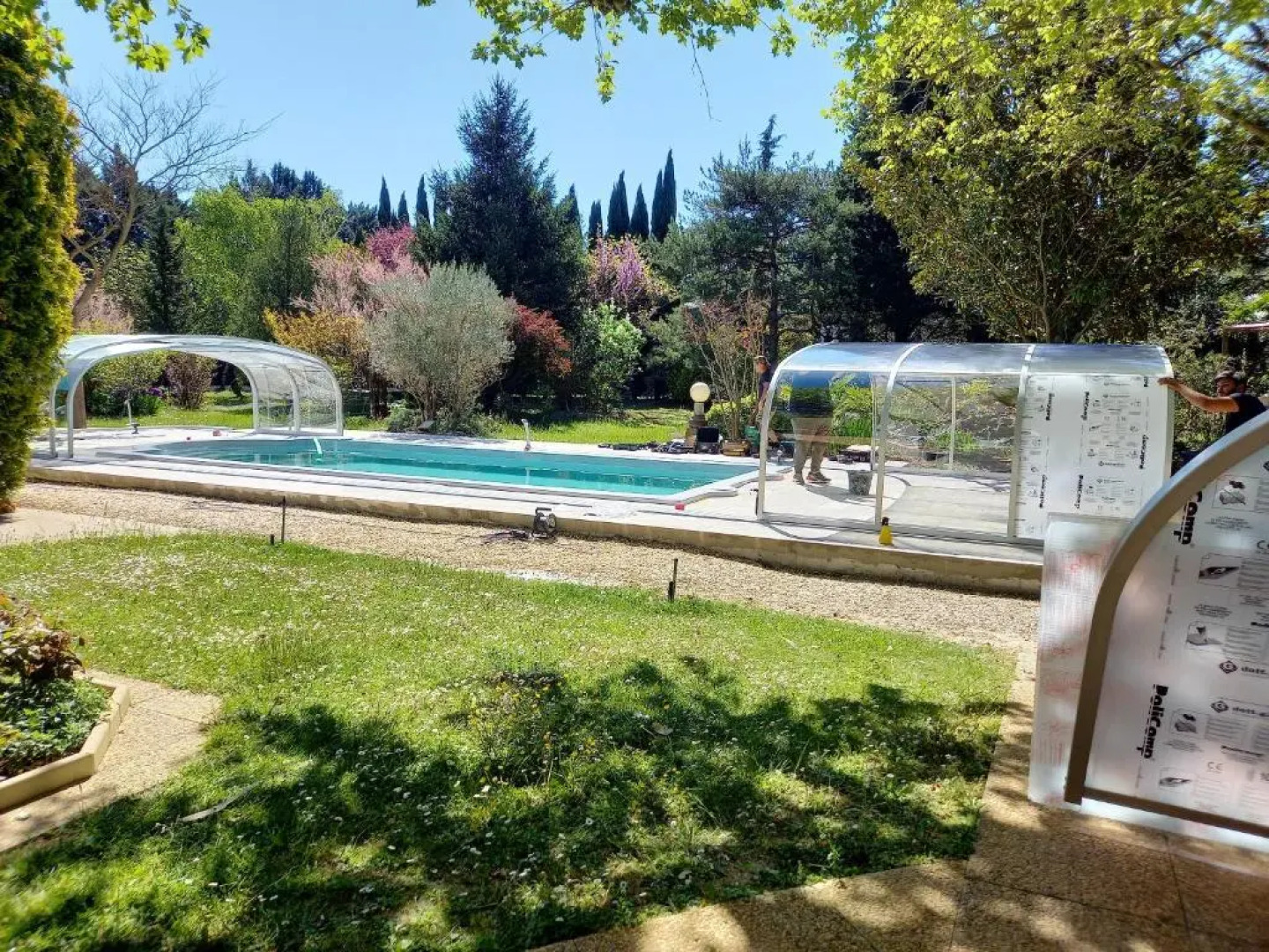 Maison de 2 chambres avec piscine partagee jardin amenage et wifi a Le Thor