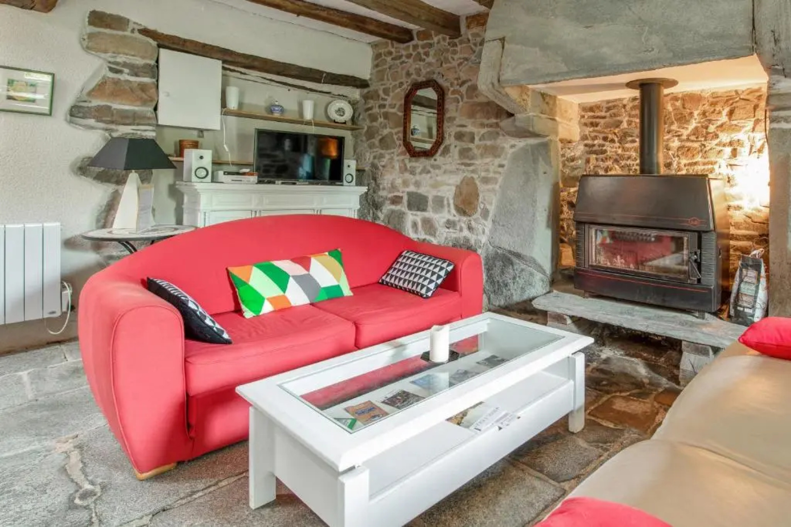 House With 2 Bedrooms in Guimaëc, With Wonderful sea View, Enclosed Ga