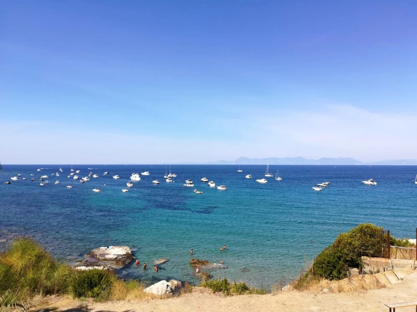 Studio in Ogliastro Cilento, with Wonderful Sea View, Enclosed Garden And Wifi - 10 Km From the Beach