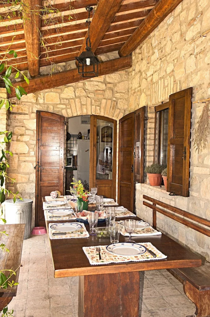 Casale Chimneys Immersed in Olive Trees