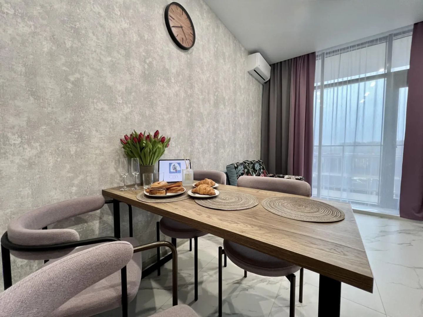 Двухкомнатная квартира на берегу моря в ЖК Атлантис