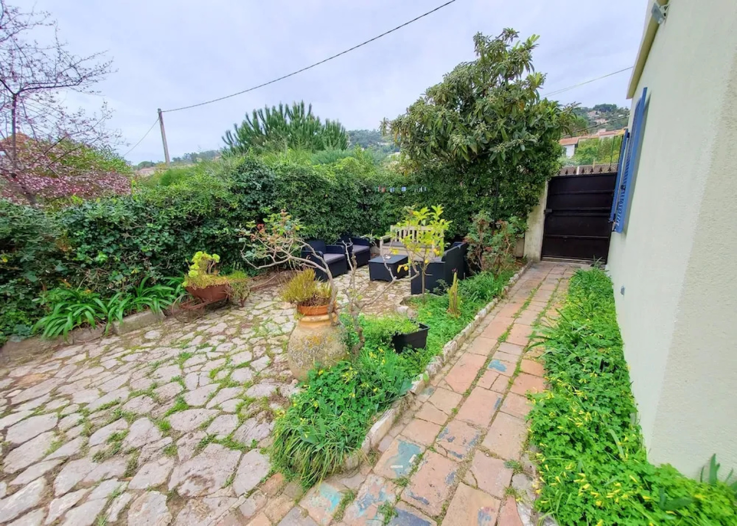 House With 3 Bedrooms in Vallauris, With Wonderful City View, Enclosed Garden and Wifi - 350 m From the Beach