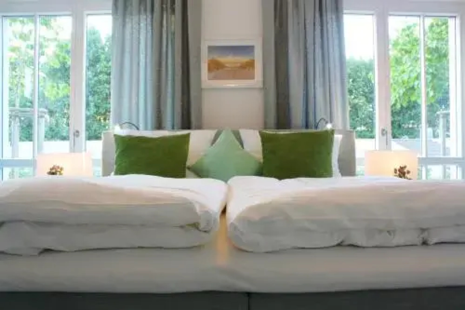 Logierhaus Friedrich -Ferienwohnung Seeblick - 1.Reihe