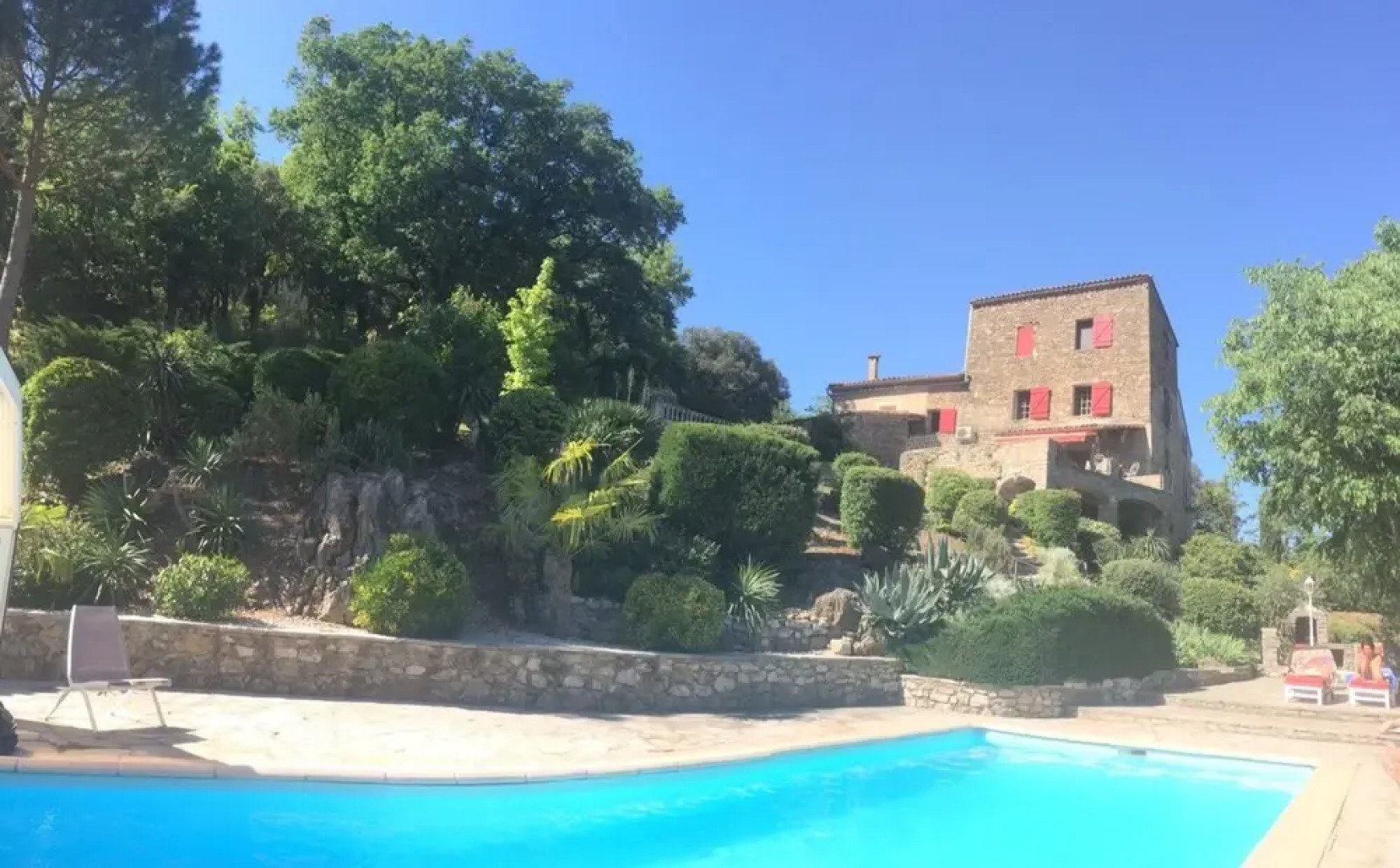 House With 2 Bedrooms in Saint-julien-de-la-nef, With Wonderful Mountain View, Pool Access and Enclosed Garden