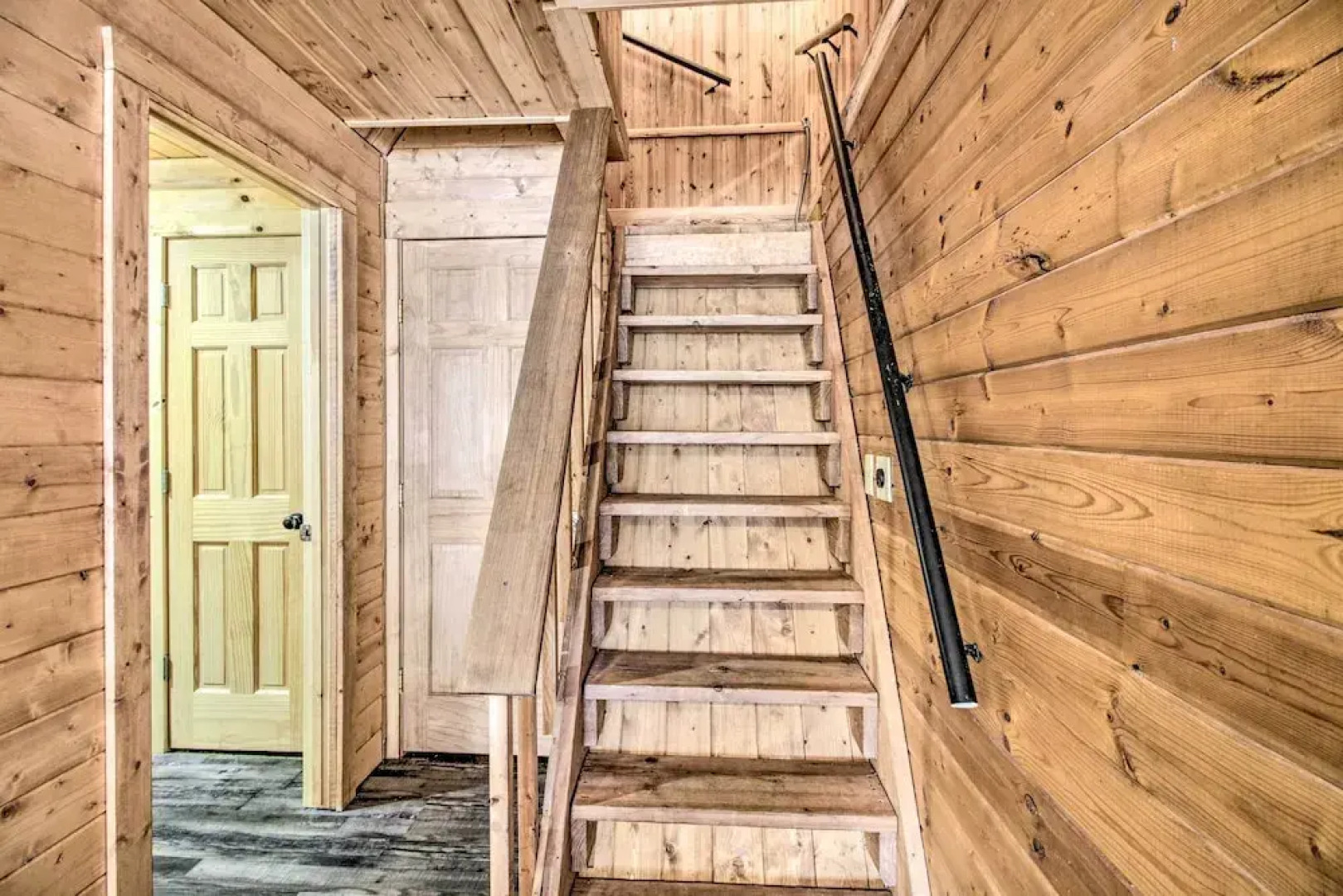 Big Lake Getaway w/ Private Beach + Fire Pit!