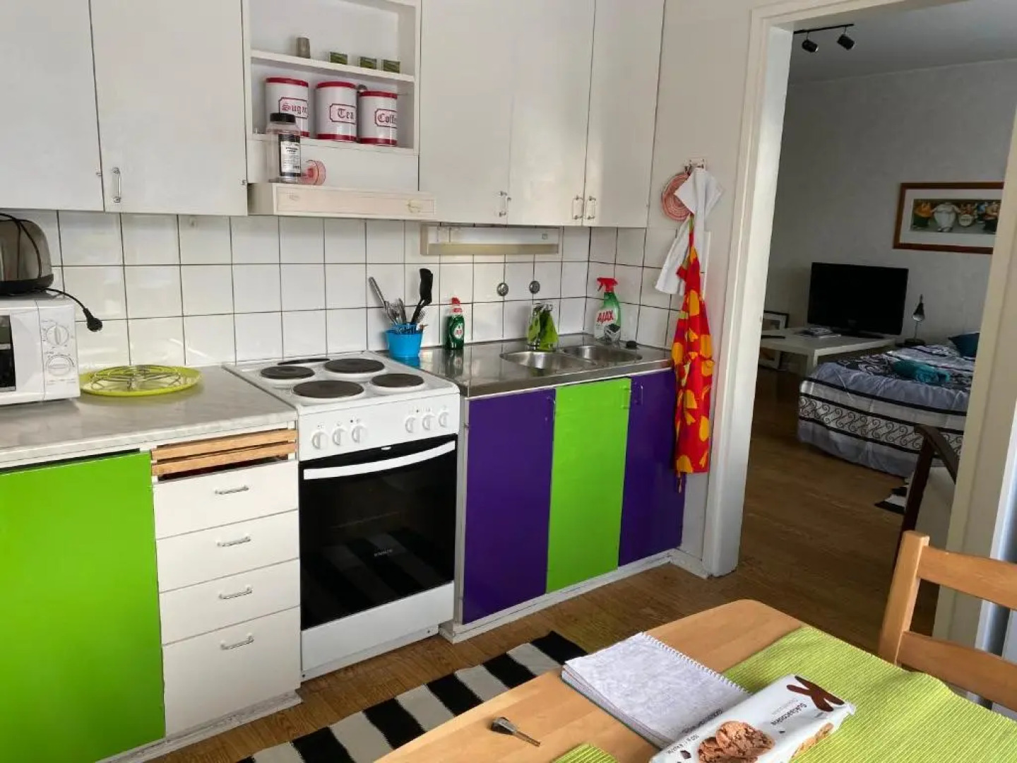 Kiva majoitus 1-4hlö, 500m keskustaan, parkkipaikka