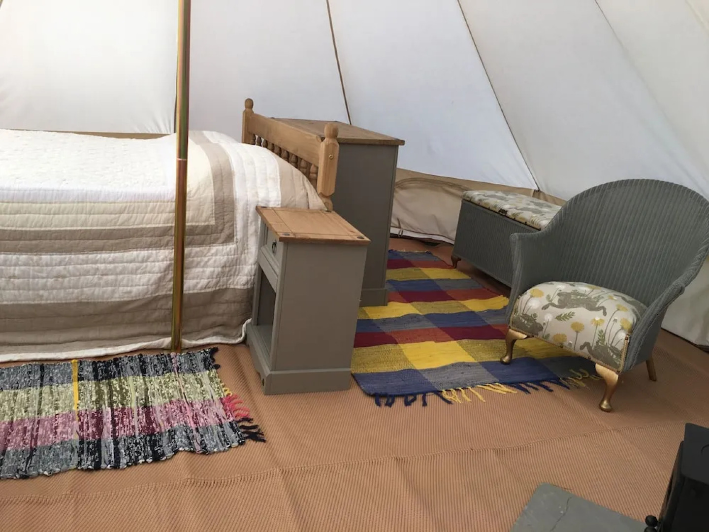 Glamping at The Homestead - Ensuite Bell Tent