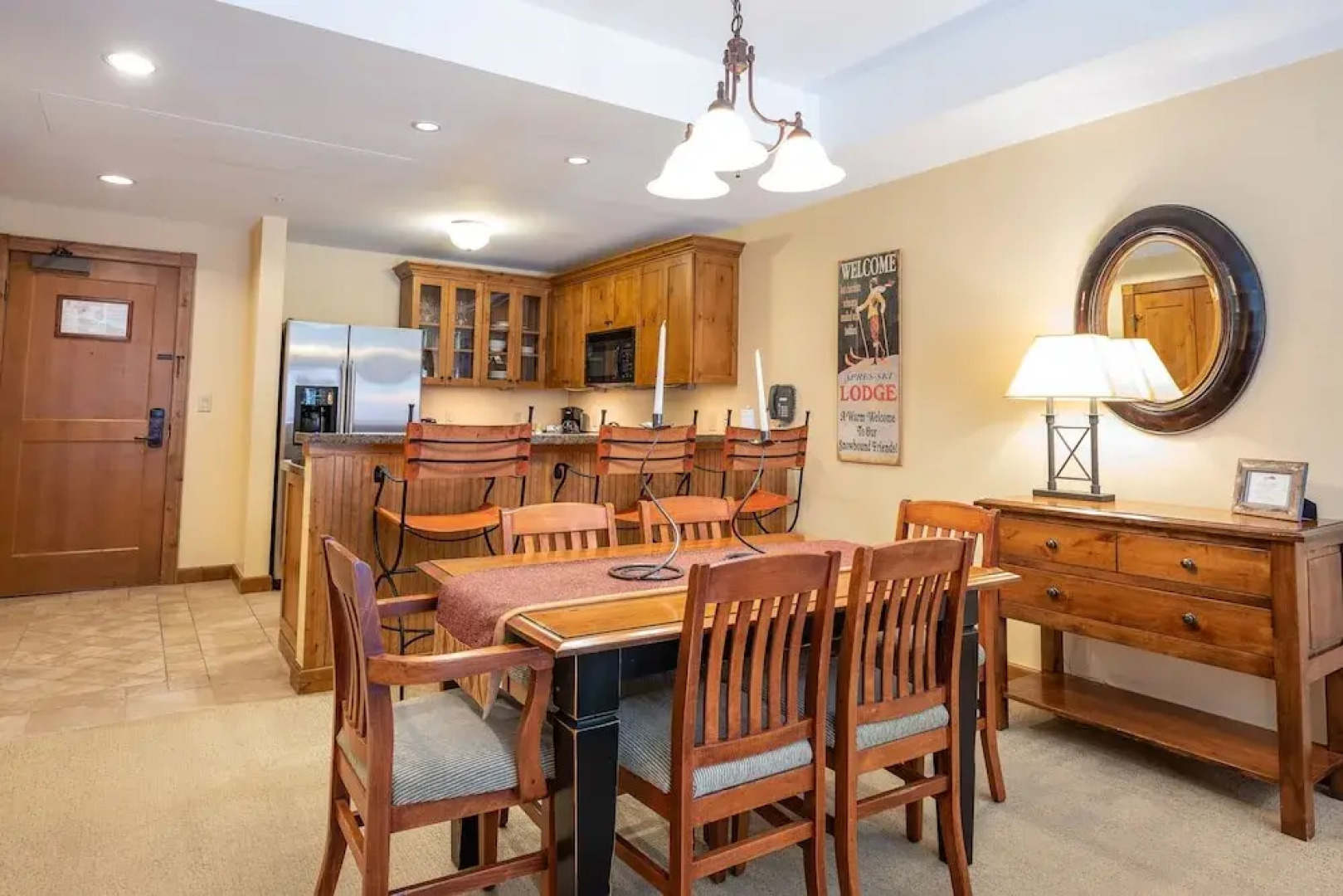 One Bedroom Condo with Large Balcony over Mountaineer Square 1 Condo - No Cleaning Fee! by RedAwning