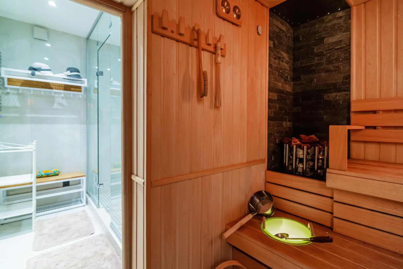 Шале Камин в снегах