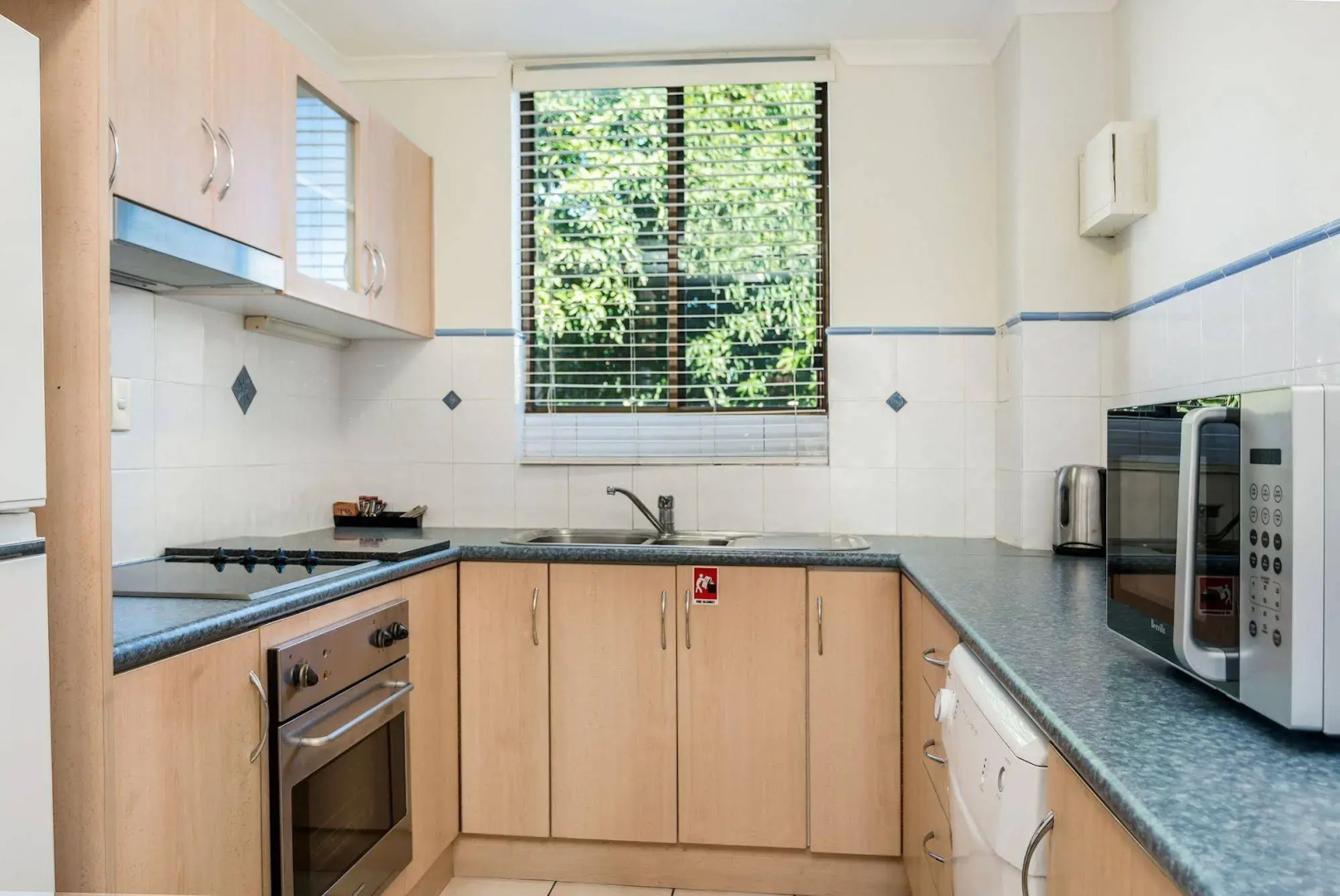 Bayview Beachfront Apartments, in town right on the beach