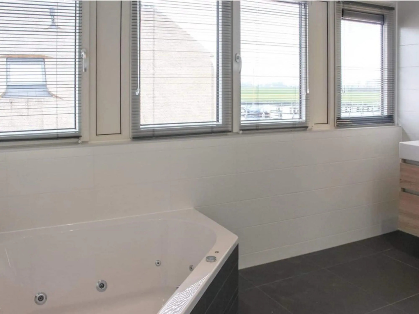 Atmospheric villa with sauna, in a holiday park on the water in Friesland