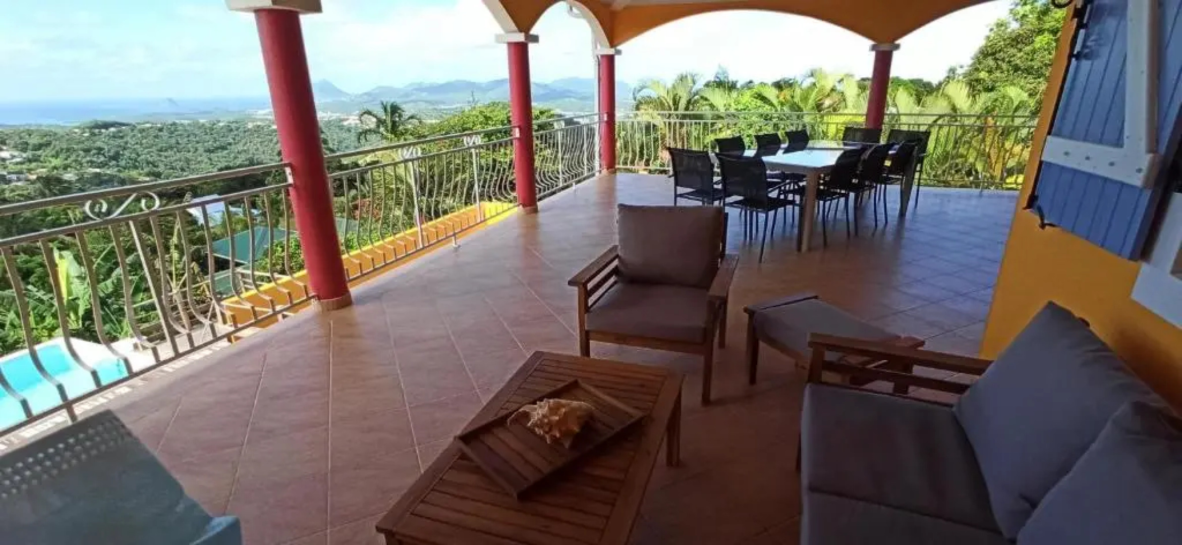 Villa CosaRoé Martinique Piscine et superbe vue mer