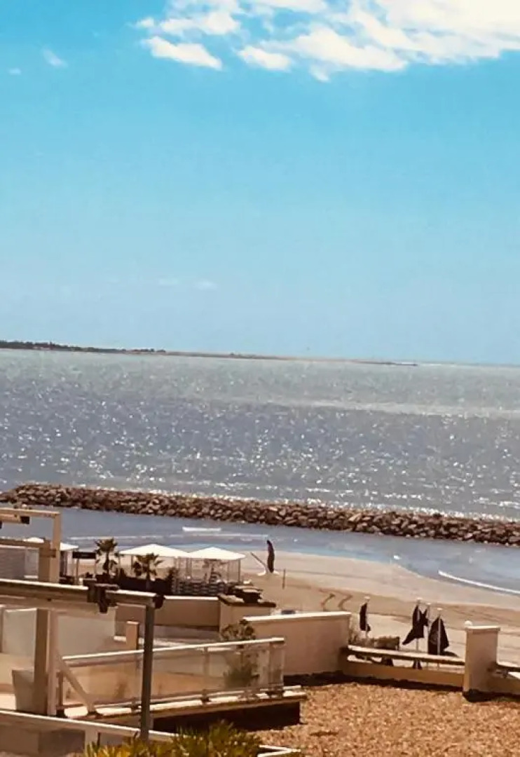 P1 Vue Mer 1ère ligne 33M2 pour 4 pers + véranda + parking La Grande-Motte