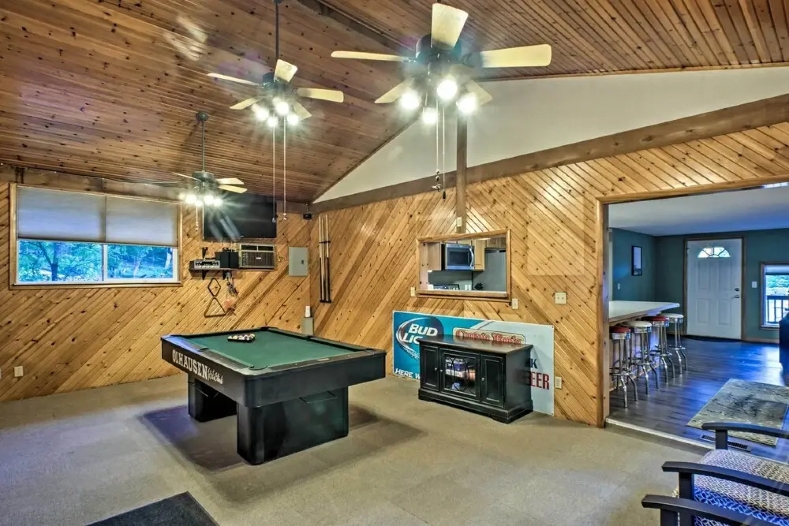 Boat Dock, Game Room: Lakefront Sunrise Beach Home