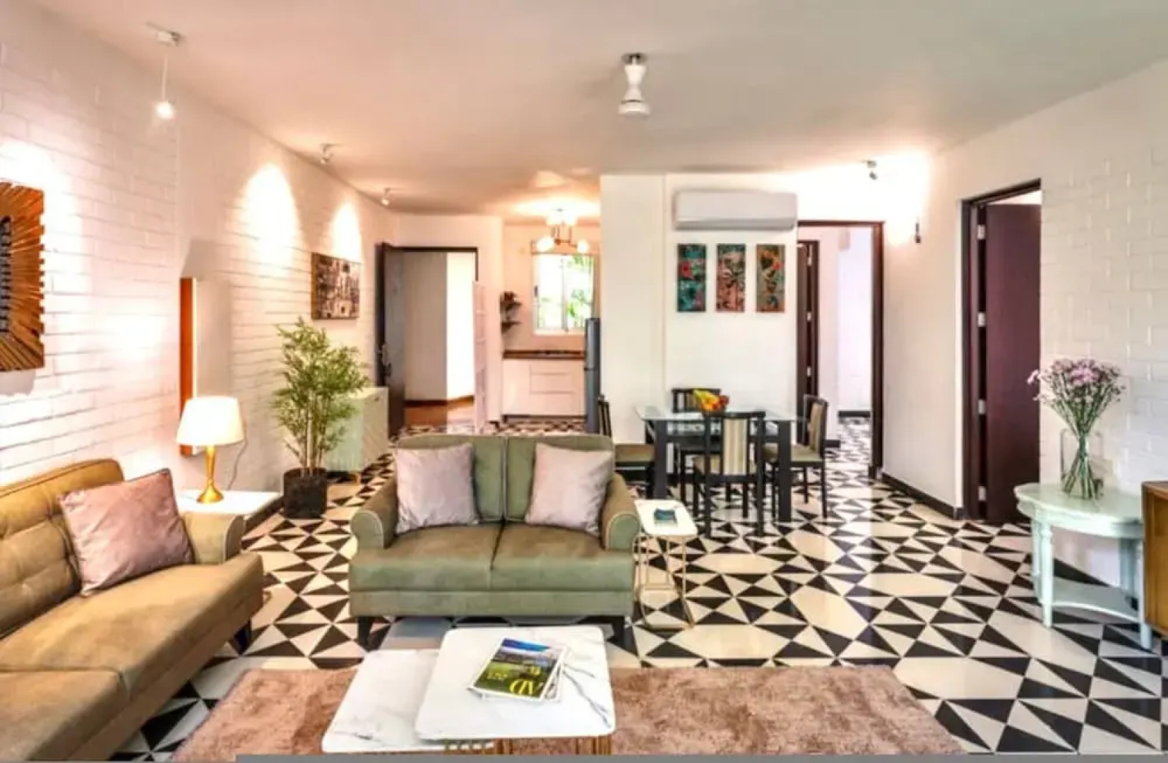 Modern Tropical 2bhk Near Beach Pool Garden