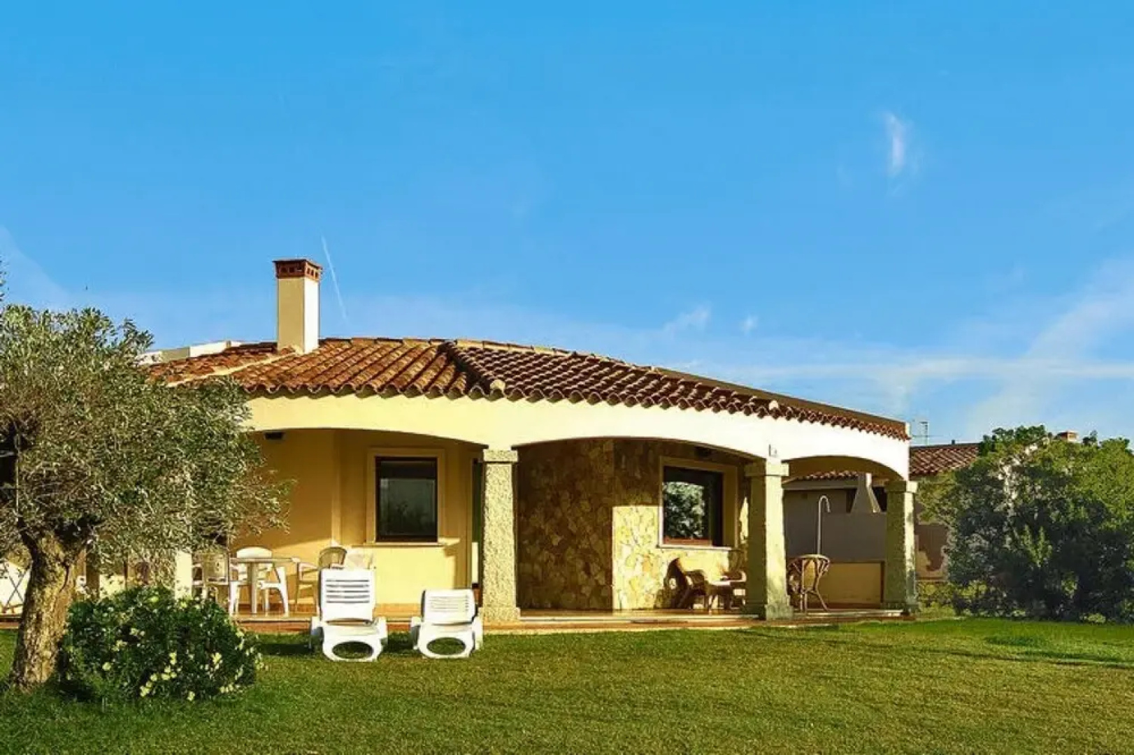 Villa on Costa Rei Near Sandy Beach