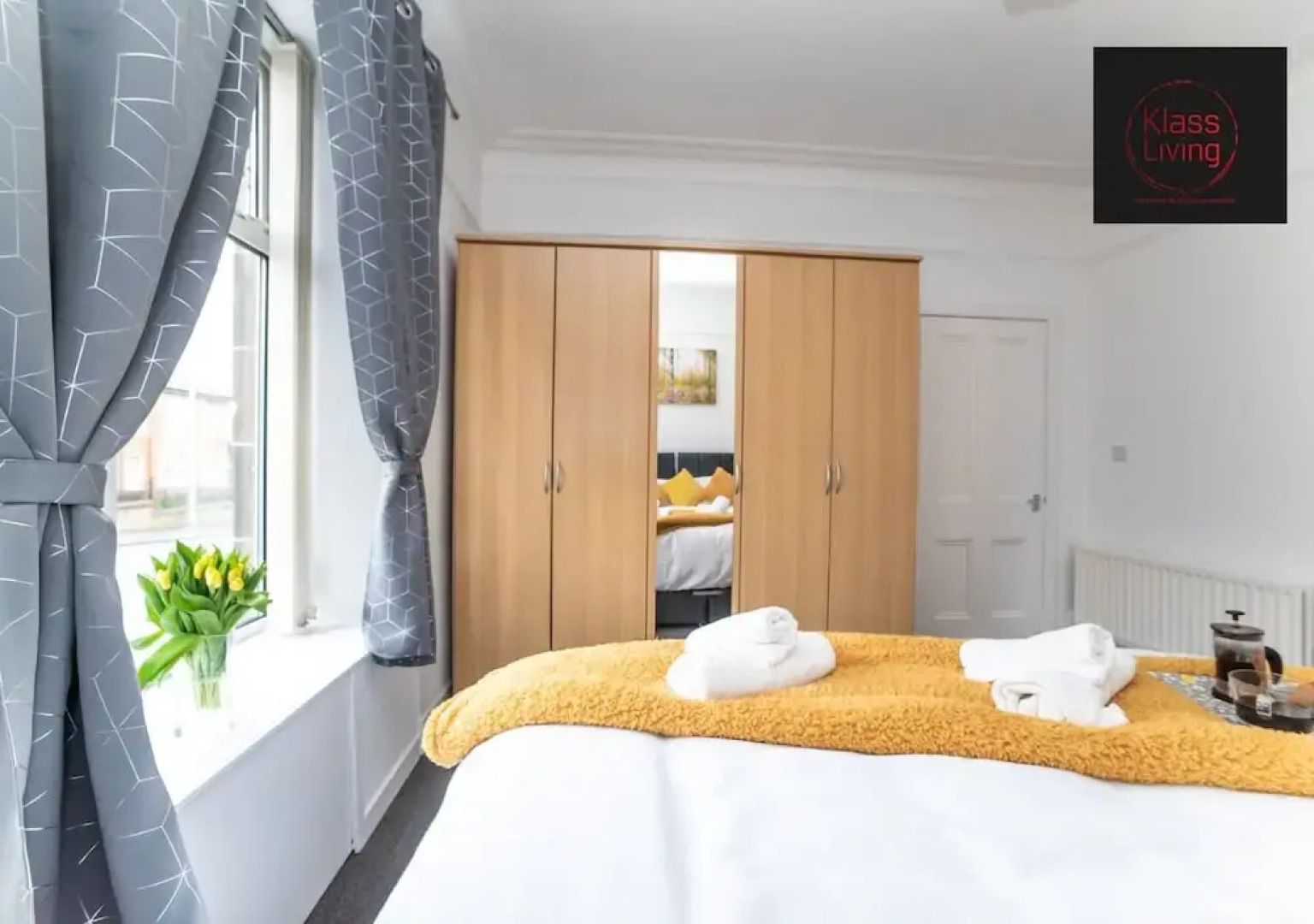 One Bedroom Apartment by Klass Living Serviced Accommodation Coatbridge - Albion Apartment with Wifi and Parking